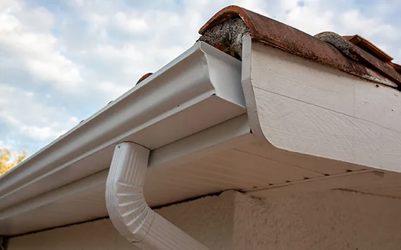 Seamless gutter installation in Quincy, MA for improved drainage and water protection.